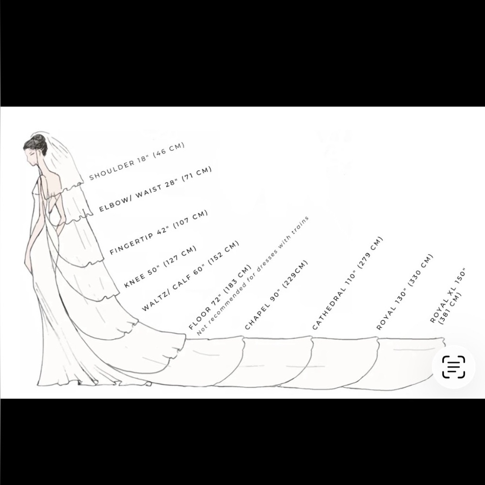 Mantilla Lace Wedding Veil - Picture 9 of 9